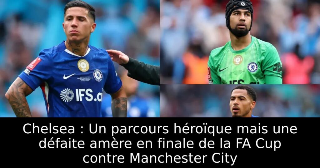 Chelsea : Un parcours héroïque mais une défaite amère en finale de la FA Cup contre Manchester City