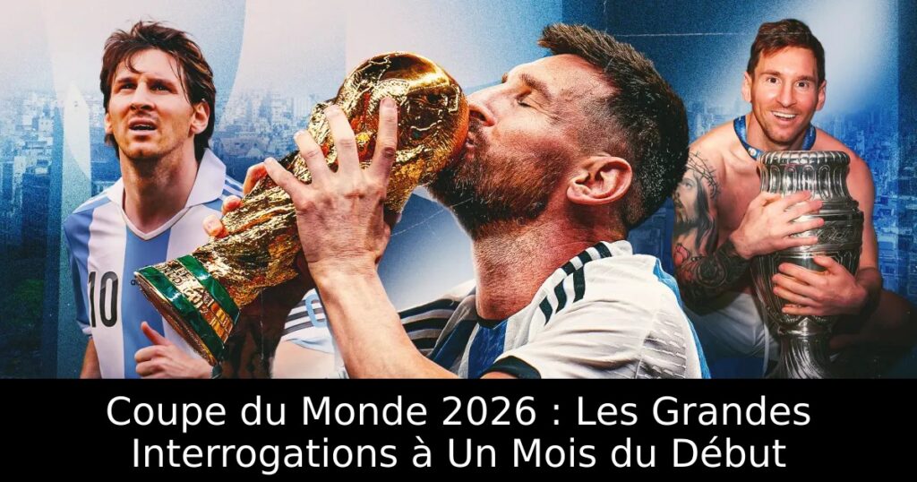 Coupe du Monde 2026 : Les Grandes Interrogations à Un Mois du Début