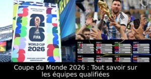 Coupe du Monde 2026 : Tout savoir sur les équipes qualifiées