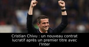 Cristian Chivu : un nouveau contrat lucratif après un premier titre avec l&rsquo;Inter