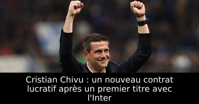 Cristian Chivu : un nouveau contrat lucratif après un premier titre avec l'Inter