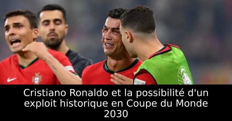 Cristiano Ronaldo et la possibilité d'un exploit historique en Coupe du Monde 2030