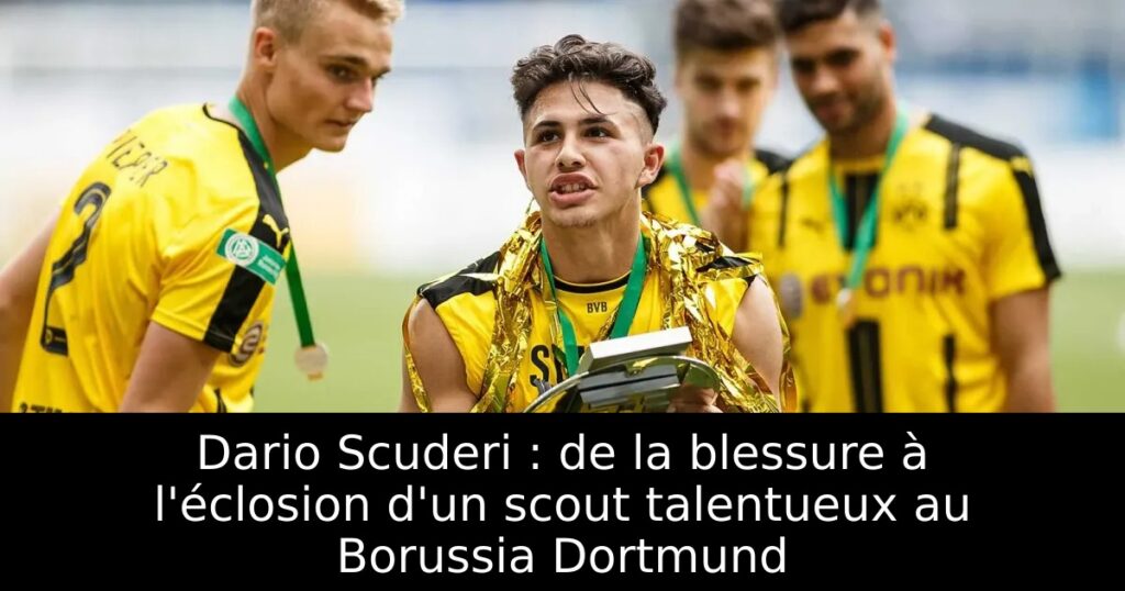 Dario Scuderi : de la blessure à l&rsquo;éclosion d&rsquo;un scout talentueux au Borussia Dortmund