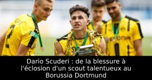 Dario Scuderi : de la blessure à l&rsquo;éclosion d&rsquo;un scout talentueux au Borussia Dortmund