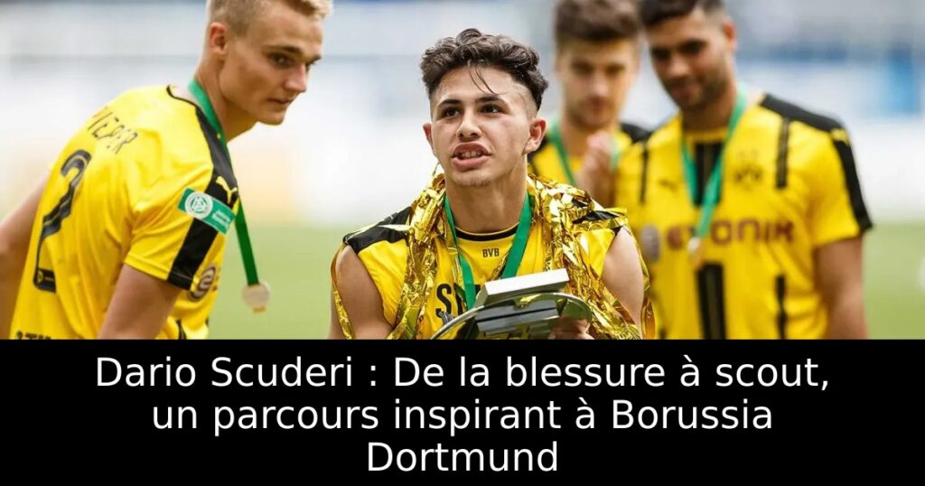 Dario Scuderi : De la blessure à scout, un parcours inspirant à Borussia Dortmund