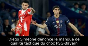 Diego Simeone dénonce le manque de qualité tactique du choc PSG-Bayern