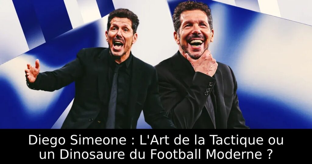 Diego Simeone : L&rsquo;Art de la Tactique ou un Dinosaure du Football Moderne ?