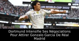 Dortmund Intensifie Ses Négociations Pour Attirer Gonzalo Garcia De Réal Madrid