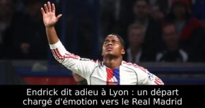 Endrick dit adieu à Lyon : un départ chargé d&rsquo;émotion vers le Real Madrid
