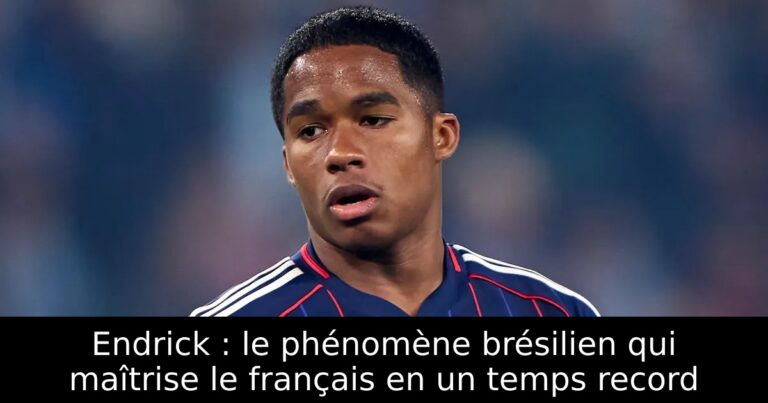 Endrick : le phénomène brésilien qui maîtrise le français en un temps record