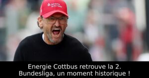Energie Cottbus retrouve la 2. Bundesliga, un moment historique !