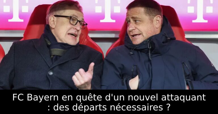 FC Bayern en quête d'un nouvel attaquant : des départs nécessaires ?
