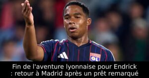 Fin de l&rsquo;aventure lyonnaise pour Endrick : retour à Madrid après un prêt remarqué