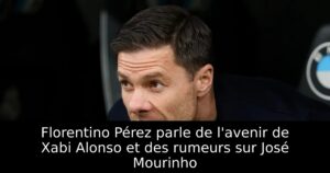 Florentino Pérez parle de l&rsquo;avenir de Xabi Alonso et des rumeurs sur José Mourinho