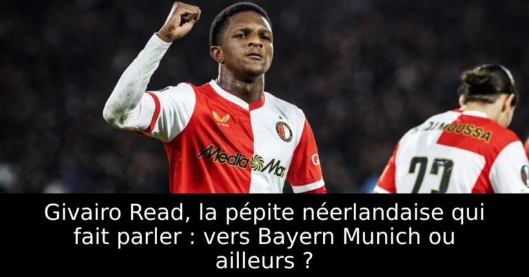 Givairo Read, la pépite néerlandaise qui fait parler : vers Bayern Munich ou ailleurs ?