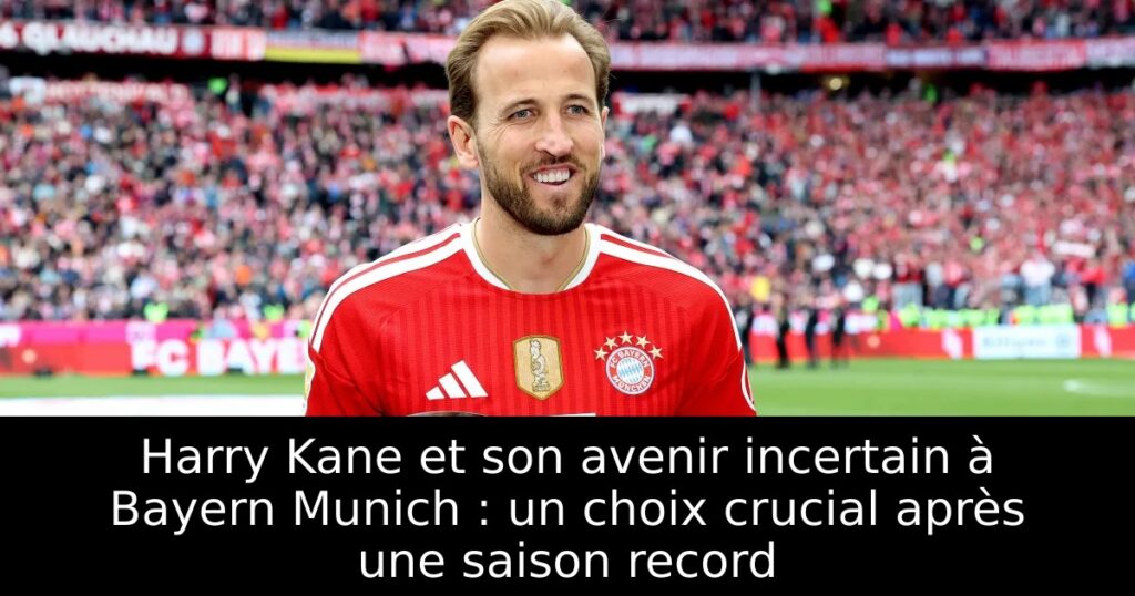 Harry Kane et son avenir incertain à Bayern Munich : un choix crucial après une saison record