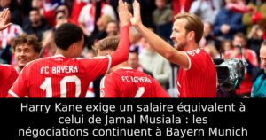 Harry Kane exige un salaire équivalent à celui de Jamal Musiala : les négociations continuent à Bayern Munich