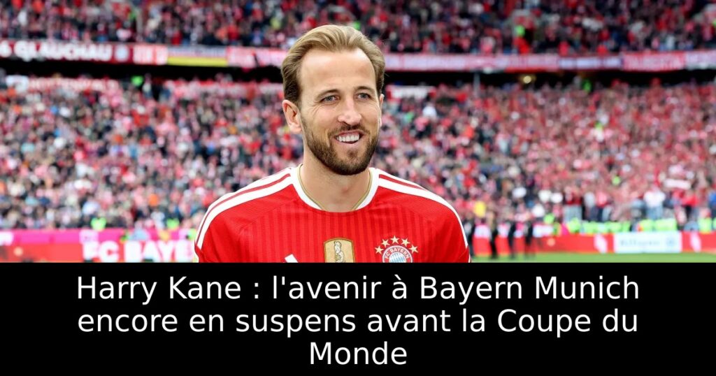 Harry Kane : l&rsquo;avenir à Bayern Munich encore en suspens avant la Coupe du Monde