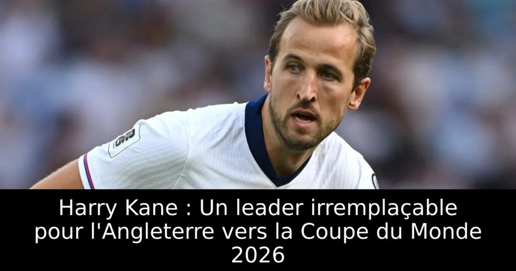Harry Kane : Un leader irremplaçable pour l&rsquo;Angleterre vers la Coupe du Monde 2026