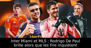 Inter Miami et MLS : Rodrigo De Paul brille alors que les Fire inquiètent