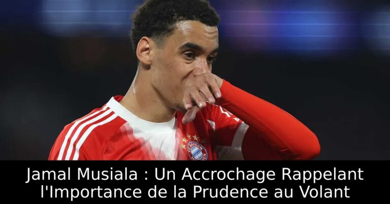 Jamal Musiala : Un Accrochage Rappelant l'Importance de la Prudence au Volant