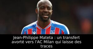 Jean-Philippe Mateta : un transfert avorté vers l&rsquo;AC Milan qui laisse des traces