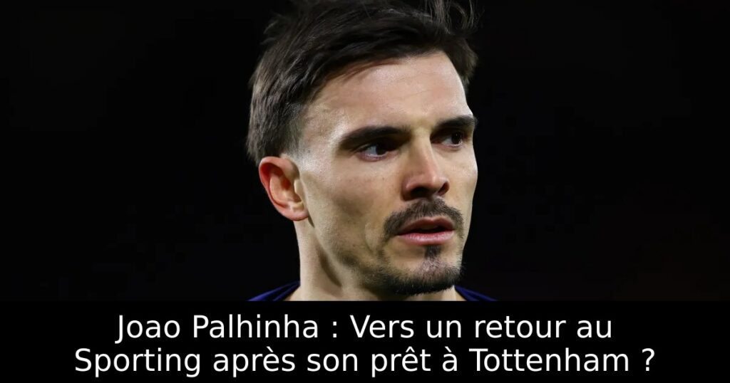 Joao Palhinha : Vers un retour au Sporting après son prêt à Tottenham ?