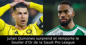 Julian Quinones surprend et remporte le Soulier d&rsquo;Or de la Saudi Pro League
