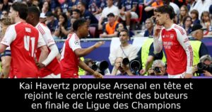 Kai Havertz propulse Arsenal en tête et rejoint le cercle restreint des buteurs en finale de Ligue des Champions