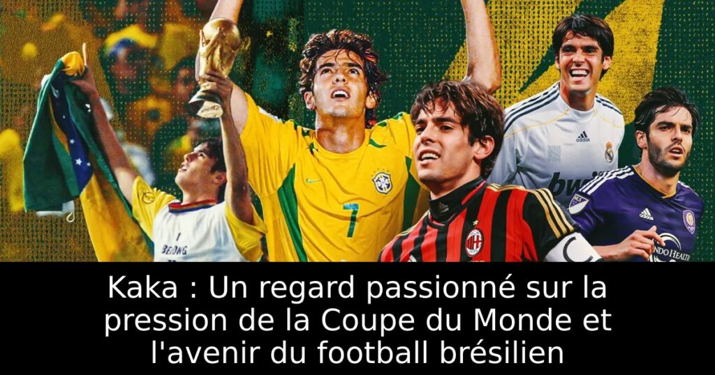 Kaka : Un regard passionné sur la pression de la Coupe du Monde et l&rsquo;avenir du football brésilien