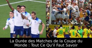 La Durée des Matches de la Coupe du Monde : Tout Ce Qu&rsquo;il Faut Savoir