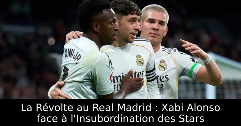 La Révolte au Real Madrid : Xabi Alonso face à l'Insubordination des Stars