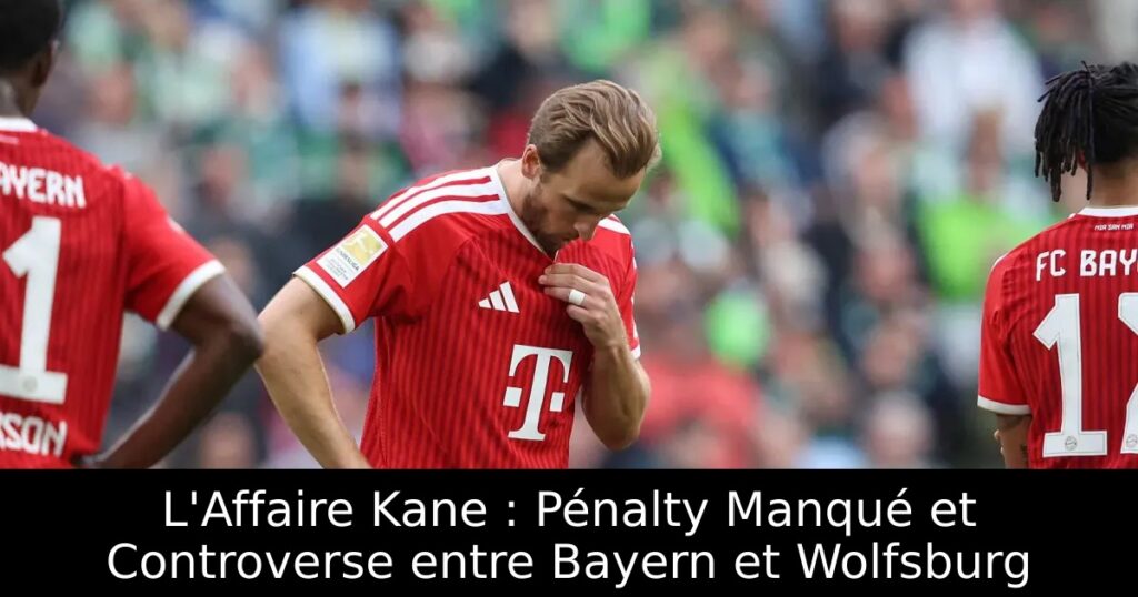 L&rsquo;Affaire Kane : Pénalty Manqué et Controverse entre Bayern et Wolfsburg
