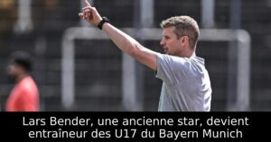 Lars Bender, une ancienne star, devient entraîneur des U17 du Bayern Munich