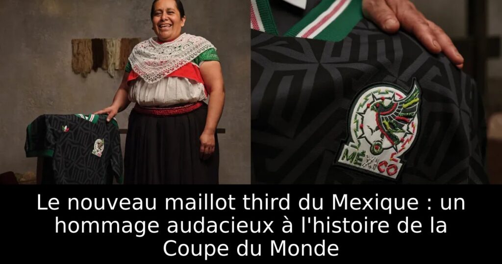 Le nouveau maillot third du Mexique : un hommage audacieux à l&rsquo;histoire de la Coupe du Monde