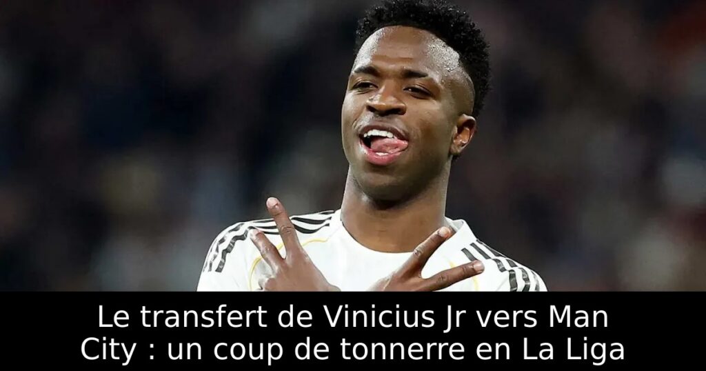 Le transfert de Vinicius Jr vers Man City : un coup de tonnerre en La Liga
