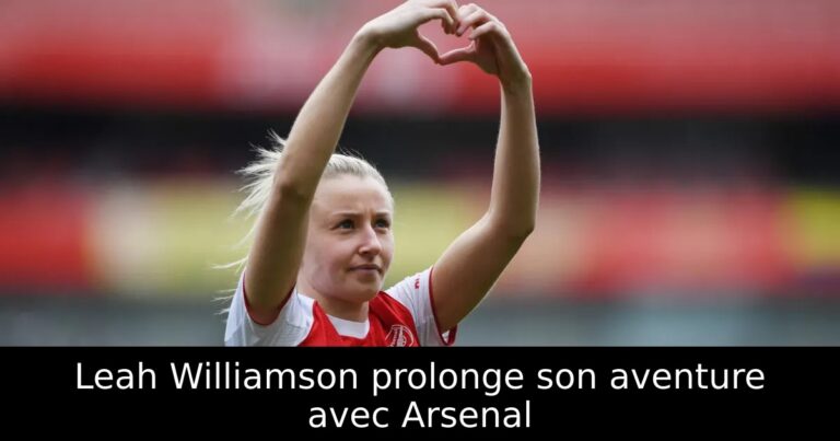 Leah Williamson prolonge son aventure avec Arsenal