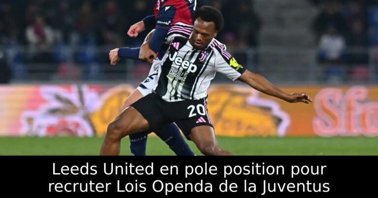 Leeds United en pole position pour recruter Lois Openda de la Juventus