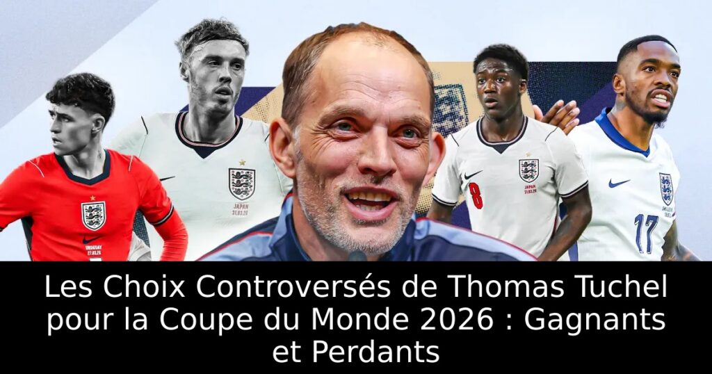Les Choix Controversés de Thomas Tuchel pour la Coupe du Monde 2026 : Gagnants et Perdants