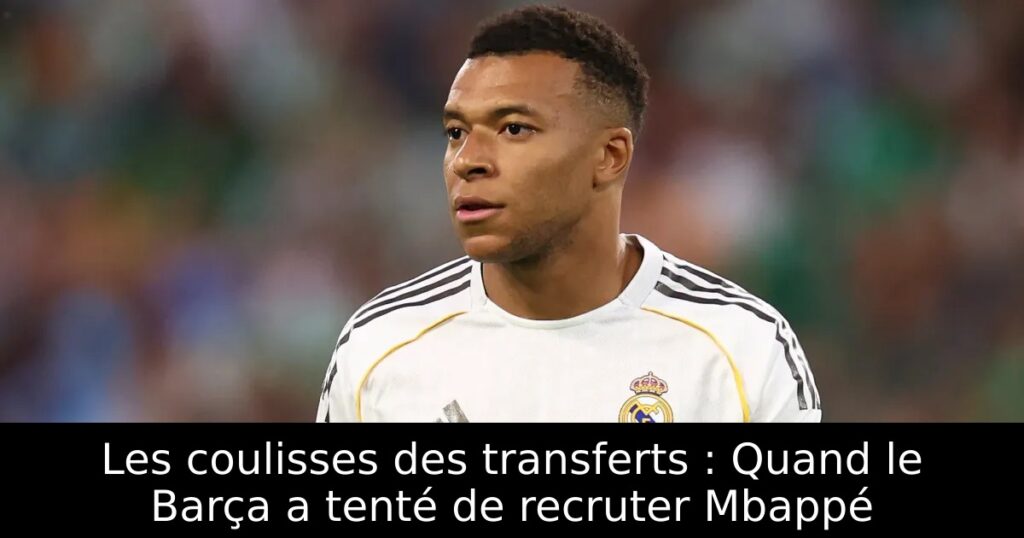 Les coulisses des transferts : Quand le Barça a tenté de recruter Mbappé