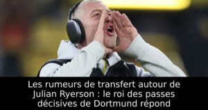 Les rumeurs de transfert autour de Julian Ryerson : le roi des passes décisives de Dortmund répond