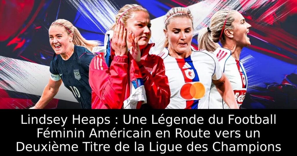 Lindsey Heaps : Une Légende du Football Féminin Américain en Route vers un Deuxième Titre de la Ligue des Champions