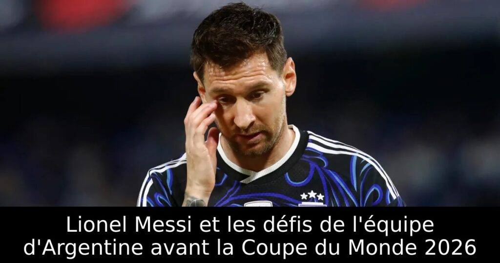 Lionel Messi et les défis de l&rsquo;équipe d&rsquo;Argentine avant la Coupe du Monde 2026