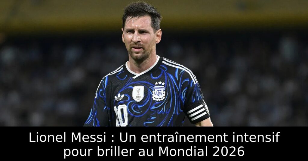 Lionel Messi : Un entraînement intensif pour briller au Mondial 2026