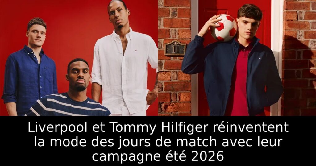 Liverpool et Tommy Hilfiger réinventent la mode des jours de match avec leur campagne été 2026