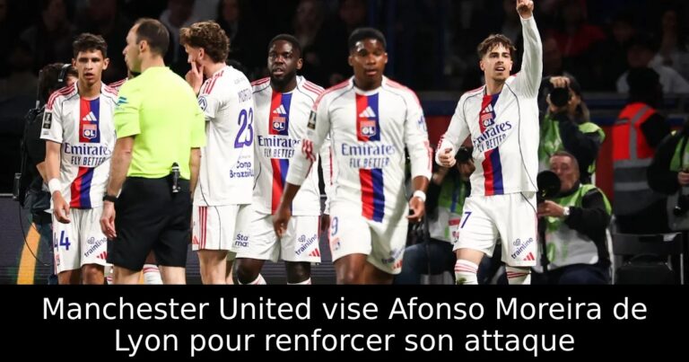 Manchester United vise Afonso Moreira de Lyon pour renforcer son attaque