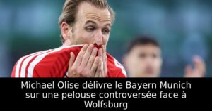 Michael Olise délivre le Bayern Munich sur une pelouse controversée face à Wolfsburg