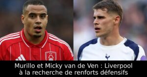 Murillo et Micky van de Ven : Liverpool à la recherche de renforts défensifs