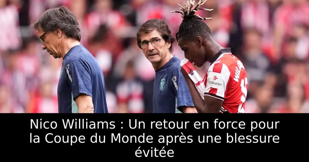 Nico Williams : Un retour en force pour la Coupe du Monde après une blessure évitée