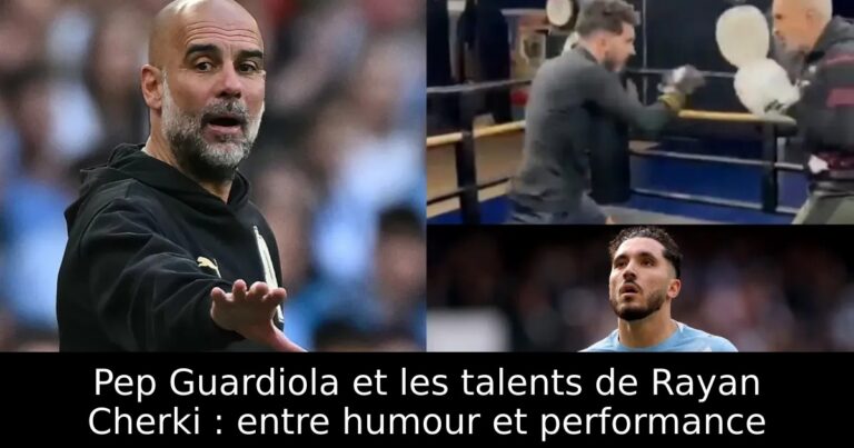 Pep Guardiola et les talents de Rayan Cherki : entre humour et performance